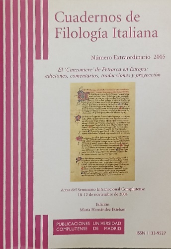9771133952009-Cuadernos de Filologia Italiana. Numero Extraordinario 2005. El 