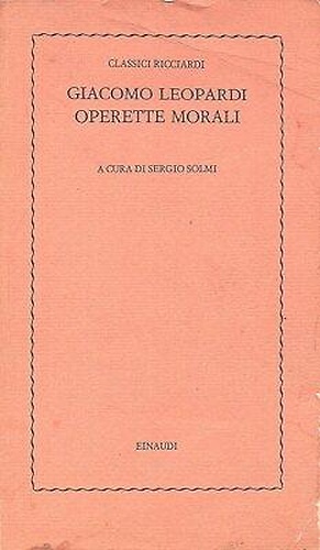 Operette morali.