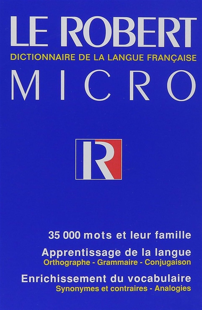 9782850365300-Le Robert Micro. Dictionnaire de la langue francaise.