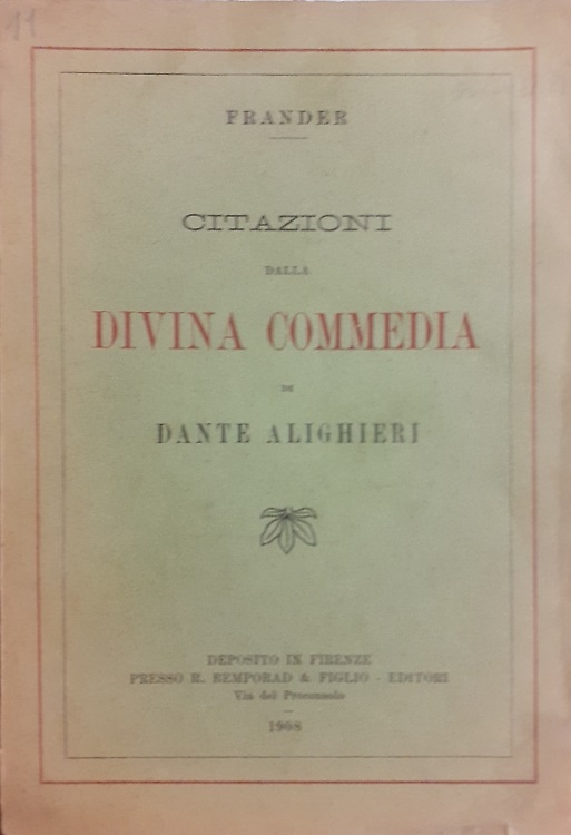Citazioni dalla Divina Commedia.