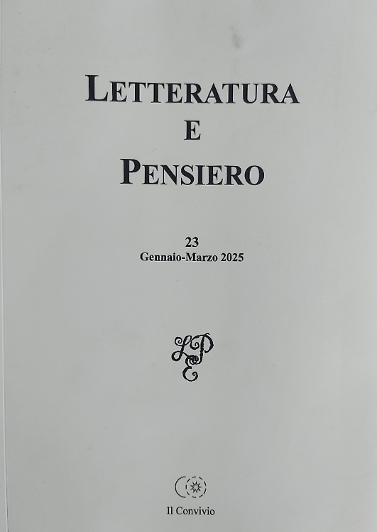 Letteratura e Pensiero. Numero 23, Gennaio- Marzo 2025.