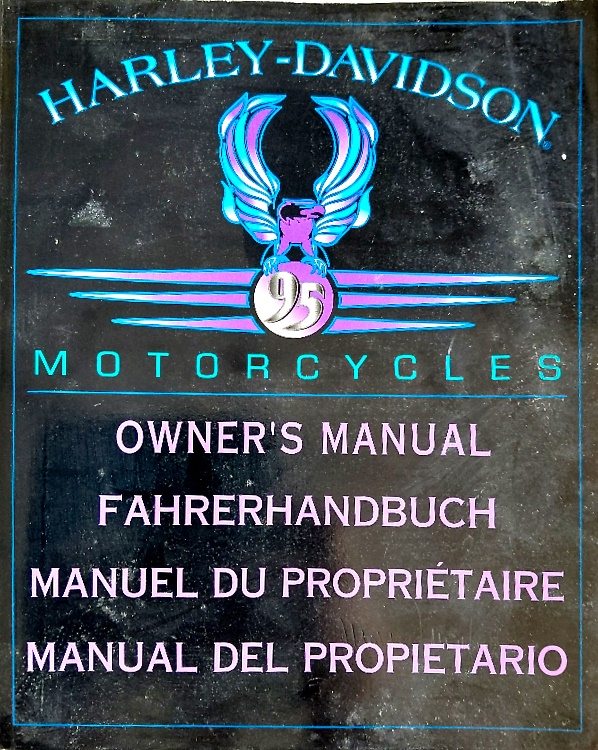 Harley Davidson motorcycles. Owner's manual.