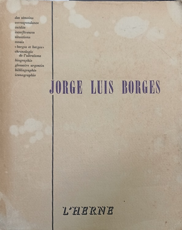 Jorge Luis Borges.