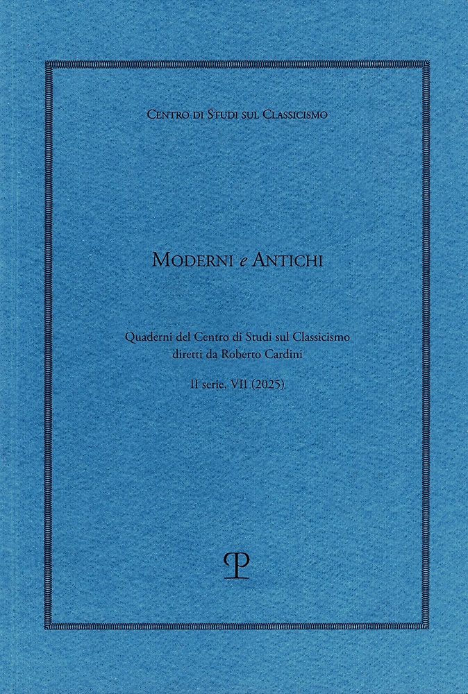9788859625261-Moderni e antichi. Quaderni del Centro di studi sul classicismo diretti da Rober