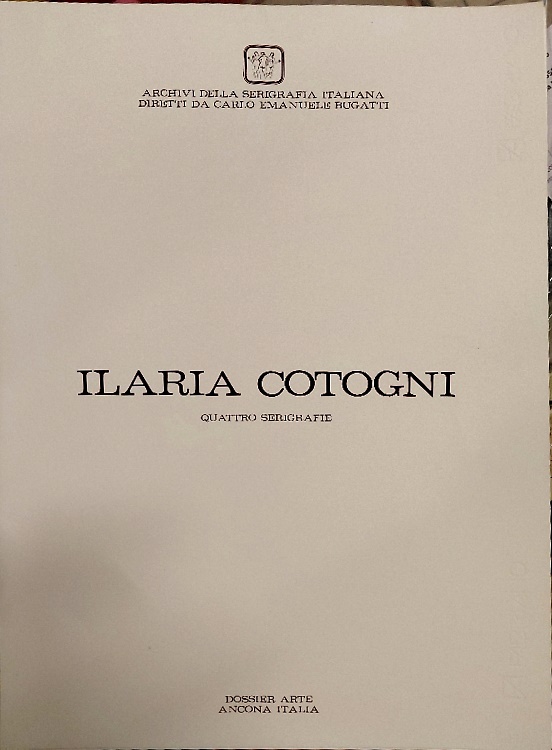 Ilaria Cotogni. Quattro serigrafie.