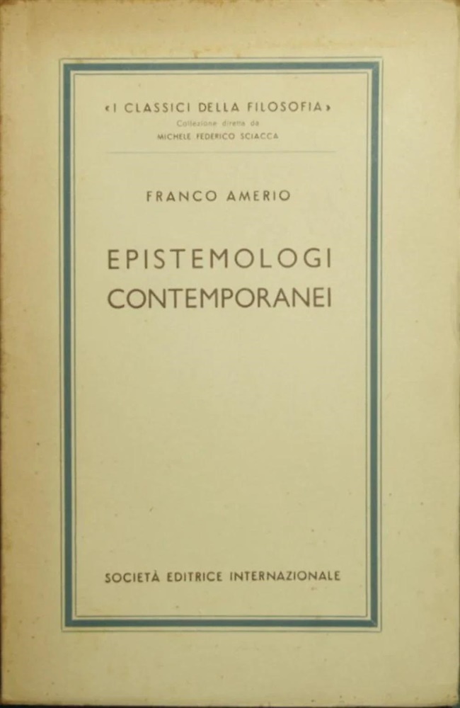 Epistemologi contemporanei.