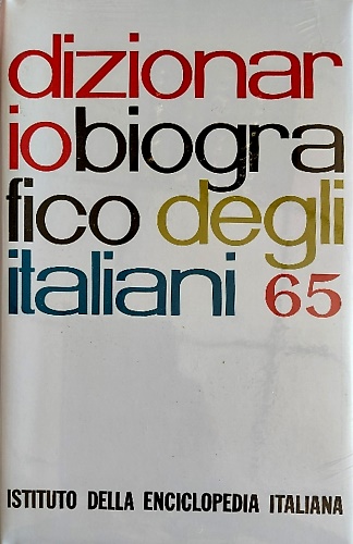 Dizionario biografico degli italiani 65: Levis-Lorenzetti.