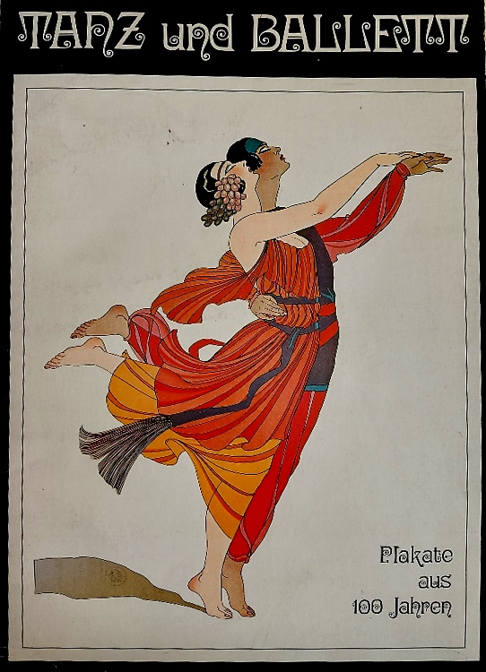 Plakate aus 100 Jahren Tanz und Ballett.