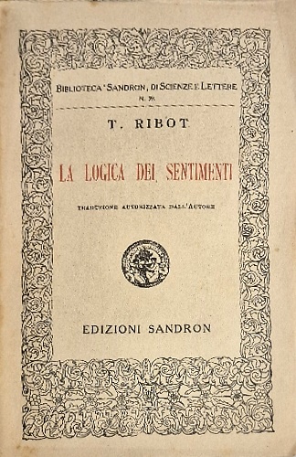 La logica dei sentimenti.