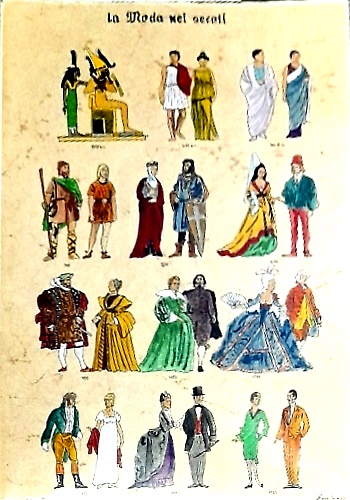 La moda nei secoli.