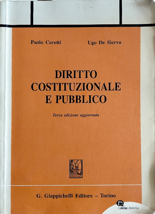 9788892116818-Diritto costituzionale e pubblico.