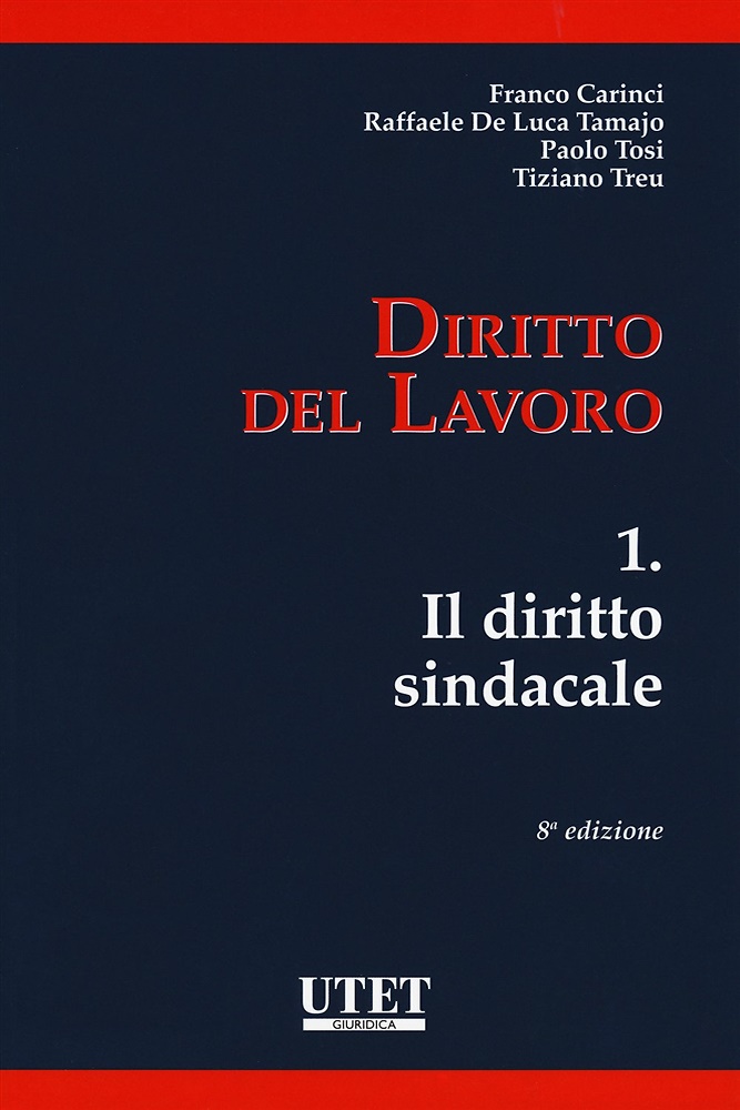 9788859818892-Diritto del lavoro. Vol. 1: Il diritto sindacale.