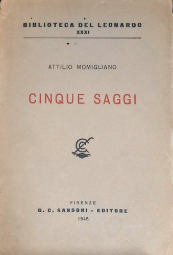 Cinque saggi.