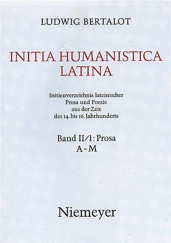9783484801028-Initia Humanistica Latina.