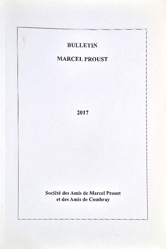 Bullettin, Marcel Proust. 2017.