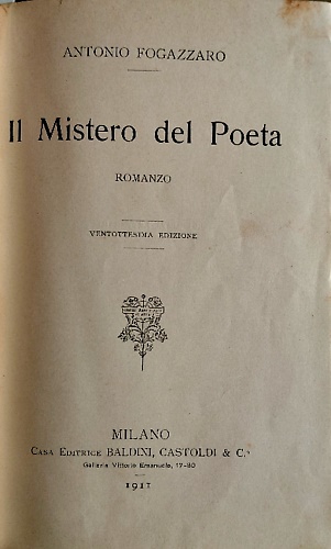 Il mistero del poeta.