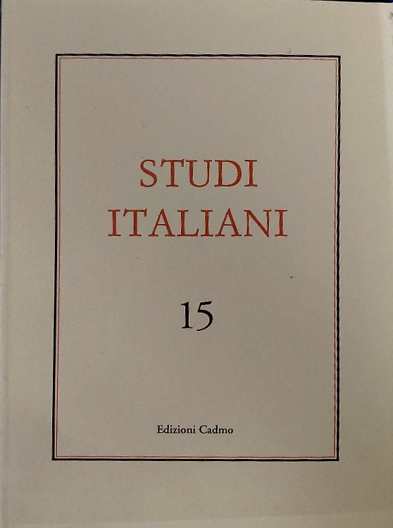 9788879231510-Studi italiani. 15.