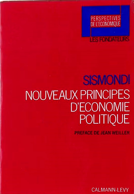 Nouveau principes d'sconomie politique ou de la richesse dans ses rapports avec