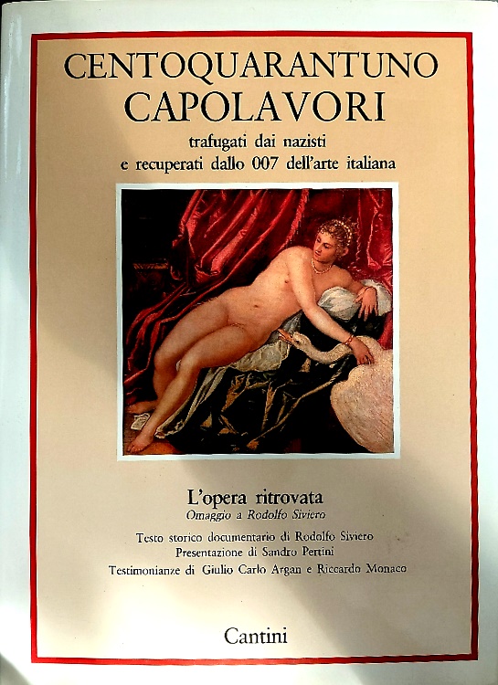 9788877370037-L'opera Ritrovata. Omaggio a Rodolfo Siviero.