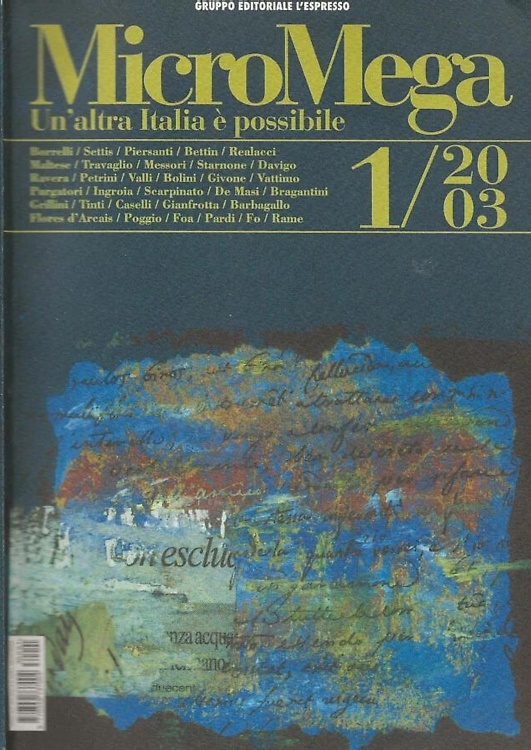 MicroMega 1/2003.