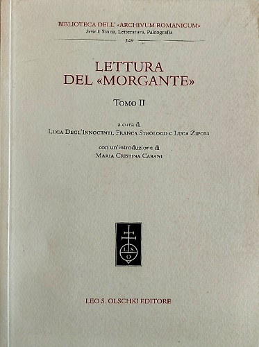 Lettura del «Morgante».