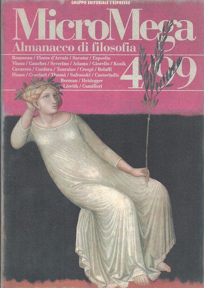 Micromega. 4/99. Almanacco di filosofia.