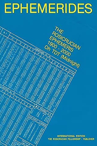 9780911274059-The Rosicrucian Ephemerides 1900- 2000. Oh TDT (Midnight).
