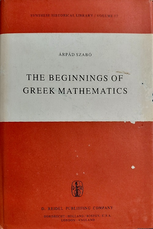 9789027708199-The Beginnings of Greek Mathematics.