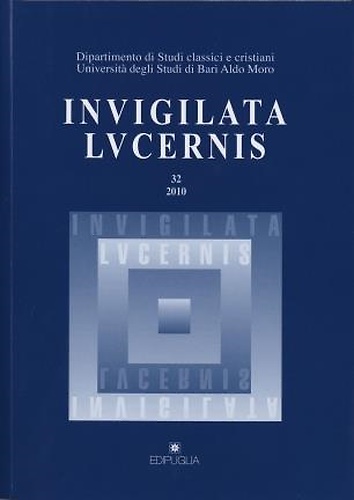 9788872286043-Invigilata lucernis. Vol. 32.