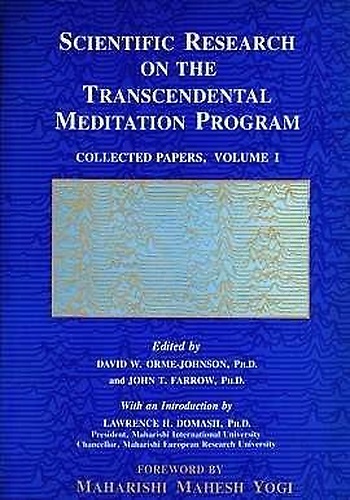 9783883330013-Scientific Research on the Transcendental Meditation Program. Collected Papers,