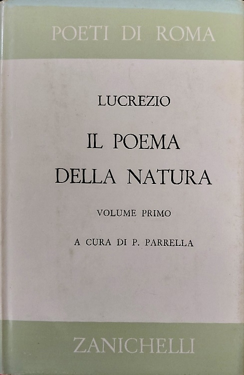 il poema della natura. Vol.I.