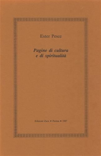 Pagine di cultura e di spiritualità.