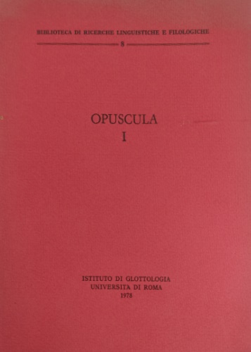 Opuscula I.