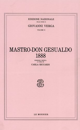 9788800811712-Mastro Don Gesualdo, 1888.