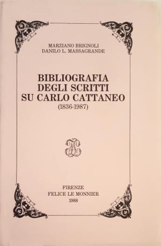 9788800855600-Bibliografia degli scritti su Carlo Cattaneo 1836-1987.