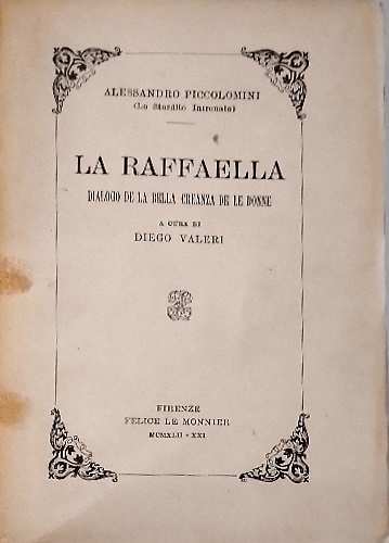 La Raffaella. Dialogo de la bella creanza de le donne.