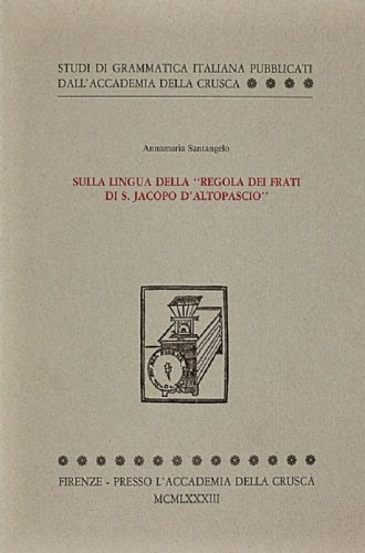 Sulla lingua della 