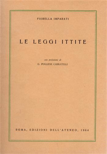 Le leggi Ittite.