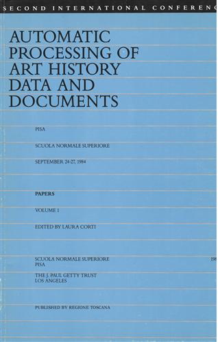 Automatic processing of art history data and documents. Papers Vol.I.