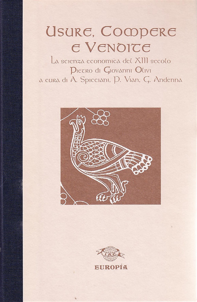 9788816771154-Usure, compere e vendite. La scienza economica del XIII secolo.