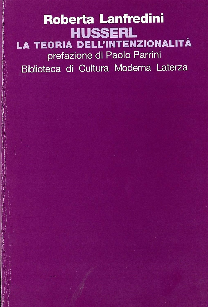 9788842045540-Husserl. La teoria dell'intenzionalità.