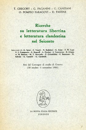 9788820442682-Ricerche su letteratura libertina e letteratura clandestina nel Seicento.