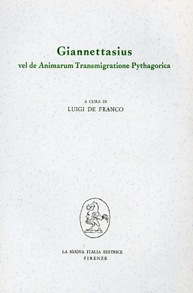 9788820442903-Giannettasius, vel de animarum transmigratione pythagorica. Dialogus.