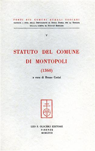 9788822211637-Statuto del comune di Montopoli (1360).