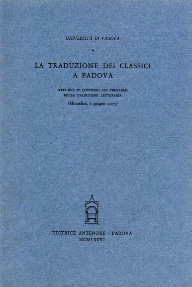 9788884552372-La traduzione dei classici a Padova.