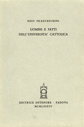 9788884552952-Uomini e fatti dell'Università Cattolica.