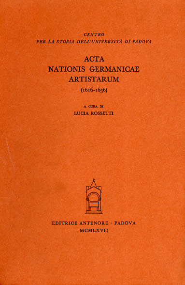 9788884553171-Acta Nationis Germanicae Artistarum (1616-1636).