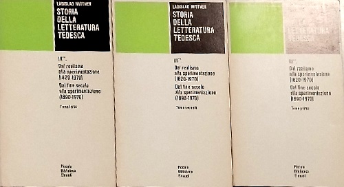 9788806020712-Storia della Letteratura tedesca. Vol.III,parte II,tomi I,II,III:Dal Realismo al