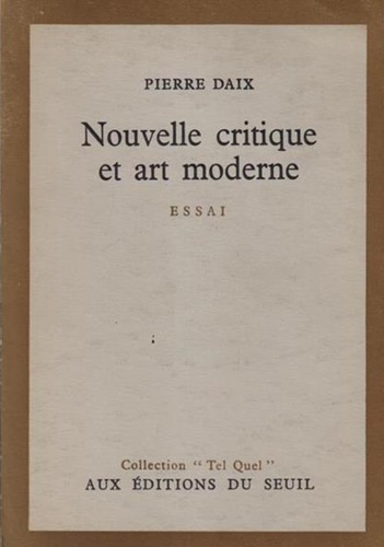 9780320063282-Nuovelle critique et art moderne. Essai.