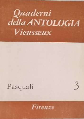 Giorgio Pasquali.